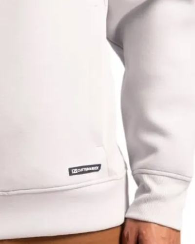 Closeup of a MCK01308 Cutter & Buck Roam Eco Recycled Quarter Zip Mens Pullover