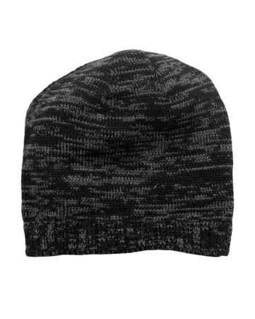 Model wearing a DT620 District Spaced-Dyed Beanie