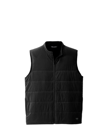 Model wearing a TM1MW453 TravisMathew Cold Bay Vest