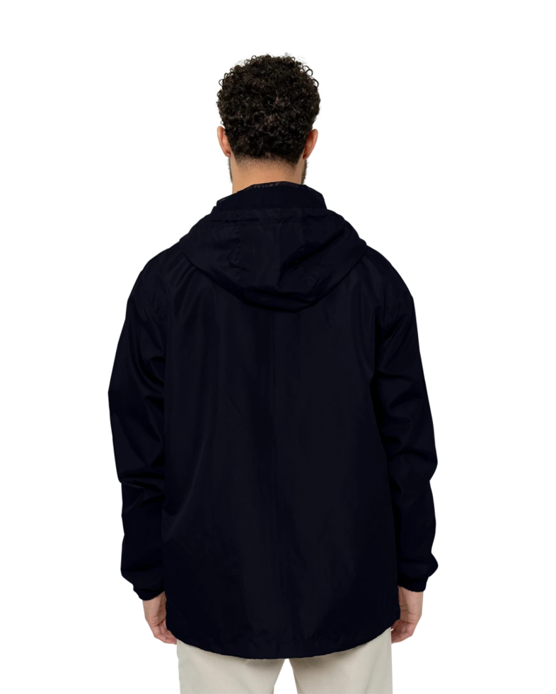 Image of a model wearing a EXP54LWZ Independent Trading Co. Unisex Lightweight Windbreaker Full-Zip Jacket