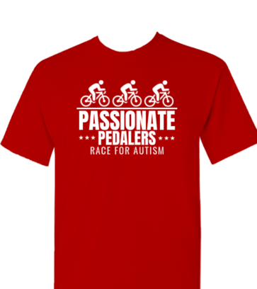 Passionate Peddlers Race For Autism design idea