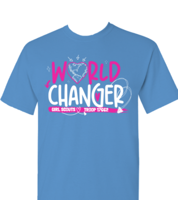 Girl Scouts World Changer design idea