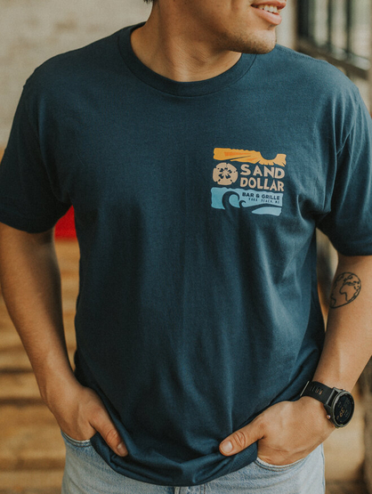 Customer wearing a NL3600 Next Level Premium Fitted Short Sleeve Crew Tee