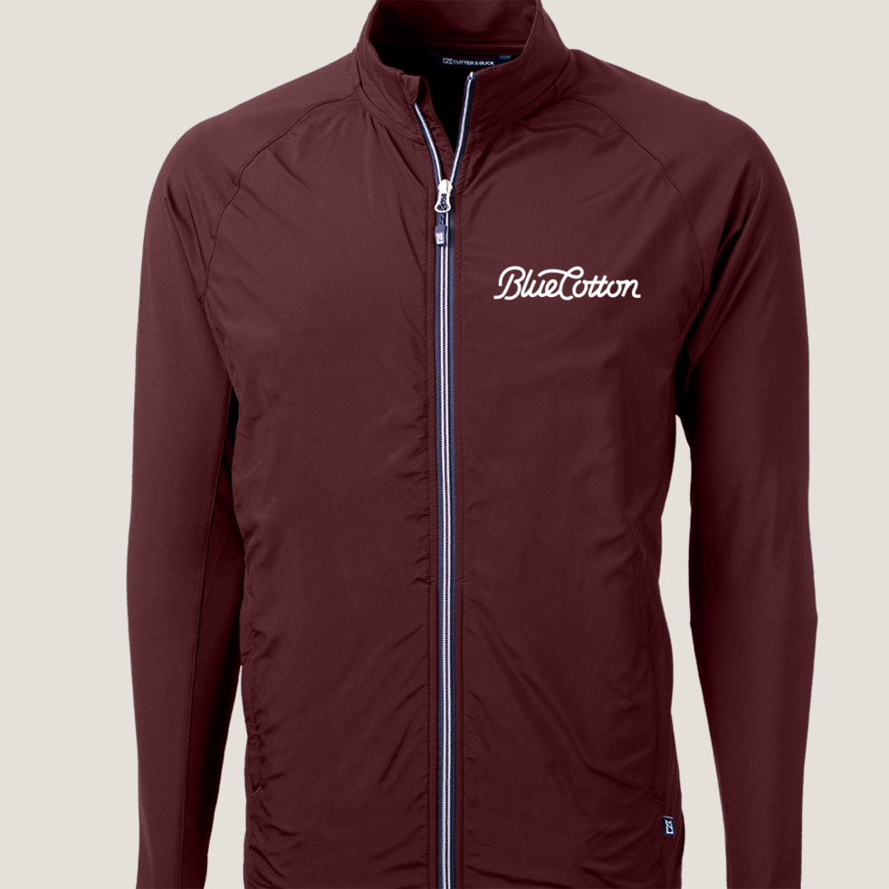 Image of MCC00032 Cutter & Buck Adapt Eco Knit Hybrid Recycled Mens Full Zip Jacket