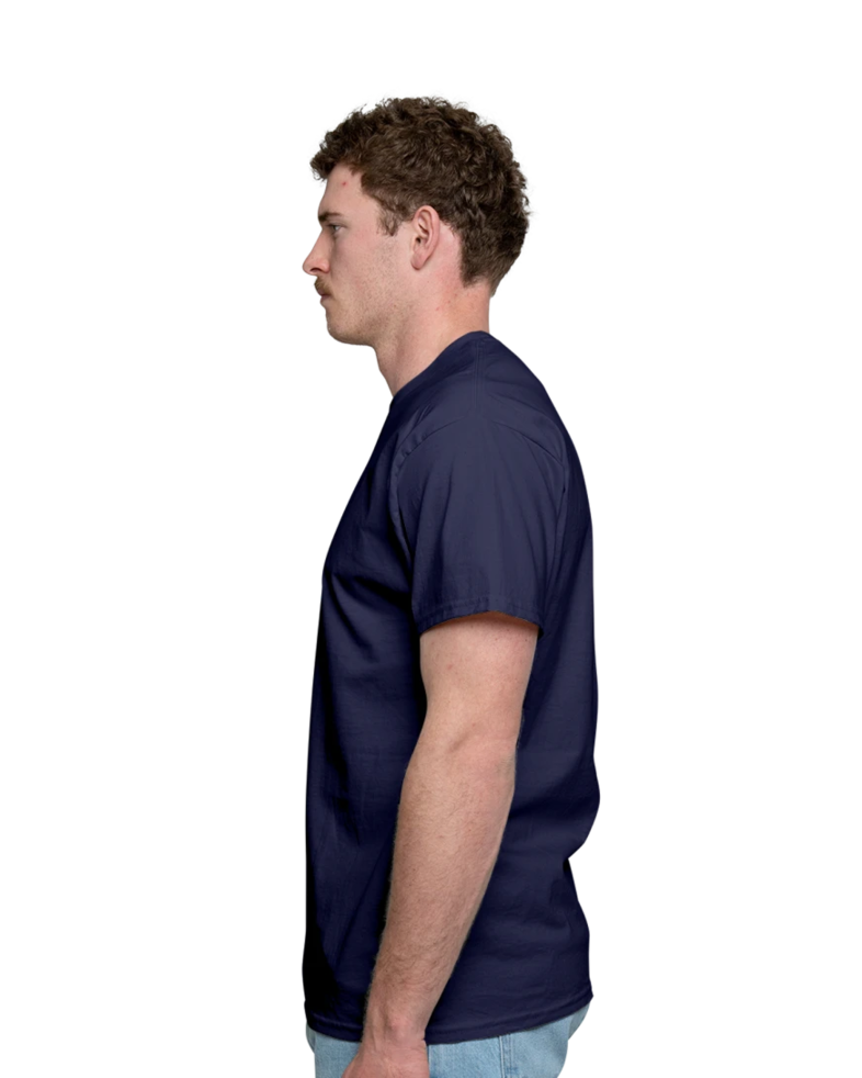 Image of a model wearing a 5250 Hanes Unisex Authentic T-Shirt