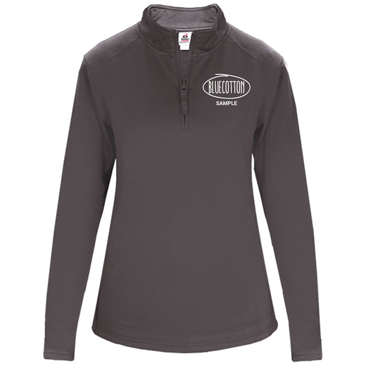 Sample image of 1486 Badger 1/4 Zip Poly Fleece Ladies Pullover