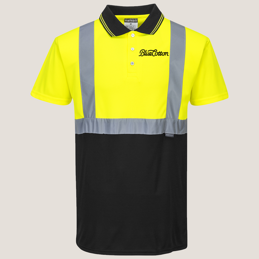 Sample image of S479 Portwest Hi-Vis Two-Tone Polo Shirt