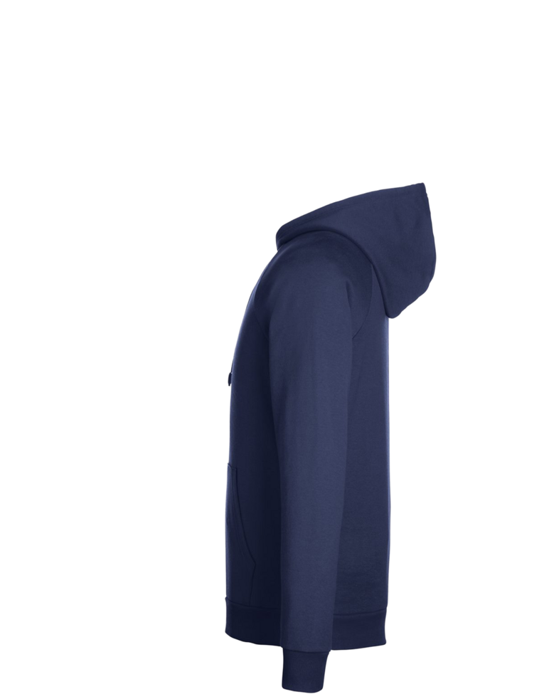 Image of a model wearing a 1379757 Under Armour Men's Rival Fleece Hooded Sweatshirt