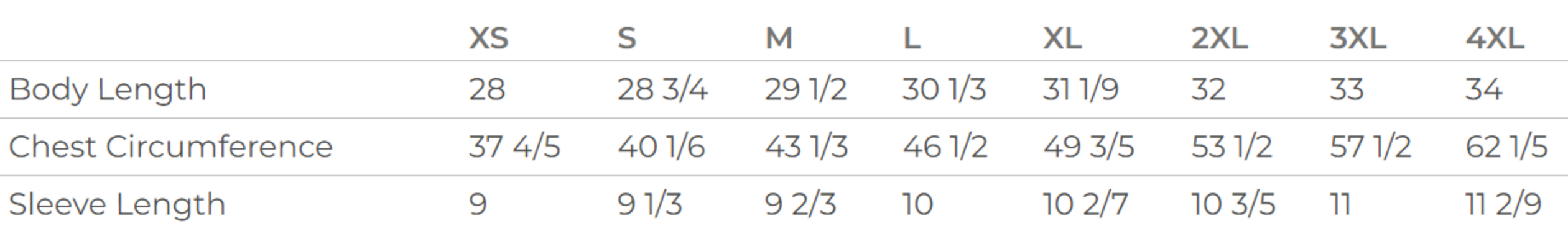 Size chart for a A514 Adidas Ultimate Solid Polo
