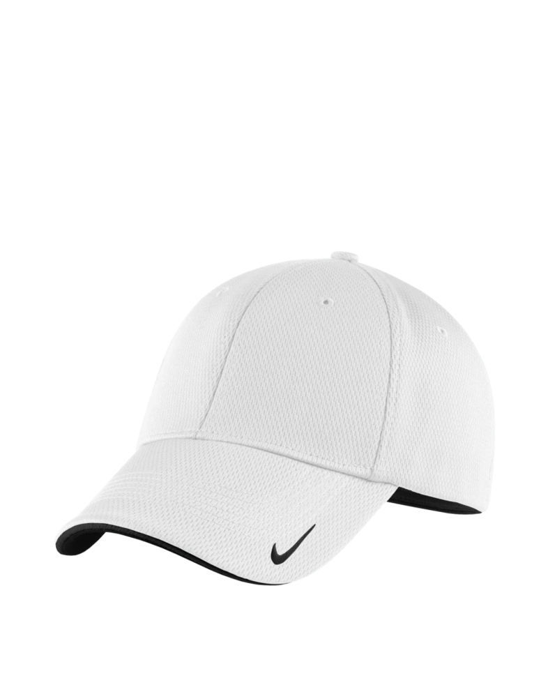 Image of a model wearing a NKFD9718 Nike Dri-FIT Stretch Mesh Sandwich Bill Cap