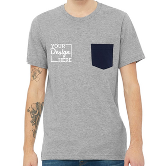 Short Sleeve T-Shirts:  3021 Canvas Jersey Pocket T-Shirt