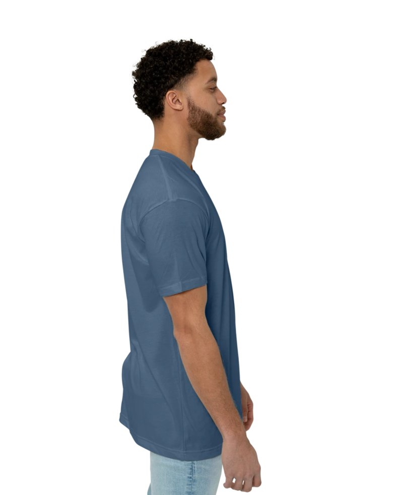 Image of a model wearing a TR401 American Apparel Tri-Blend Tee