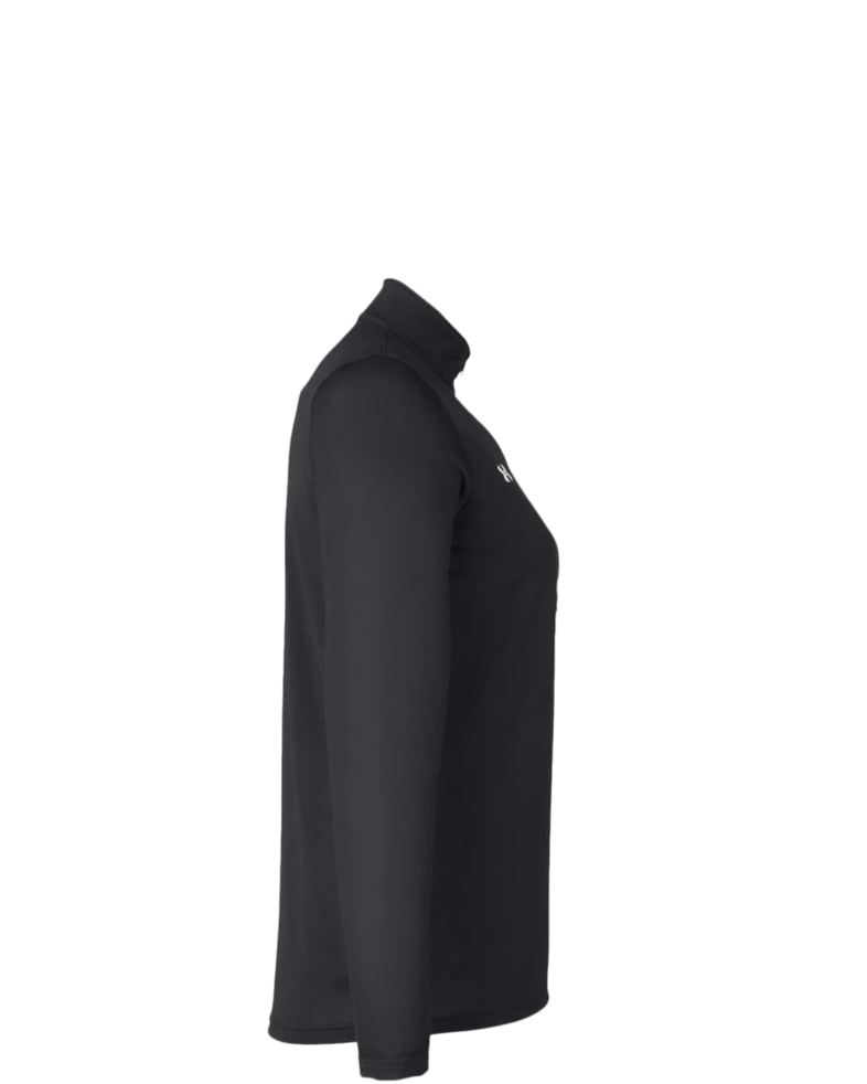 Image of a model wearing a 1376862 Under Armour Ladies' Team Tech Half-Zip