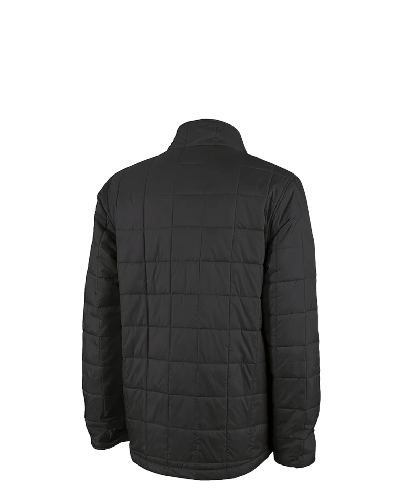 Image of a model wearing a 9540 Charles River Men's Lithium Quilted Jacket
