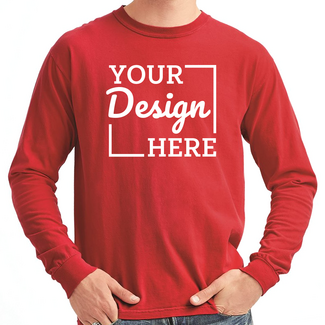 Custom Featured Brands:  CC6014 Comfort Colors Garment Dyed Long-Sleeve T-Shirt