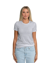 Image of a model wearing 6004 Bella + Canvas Ladies' Favorite Tee