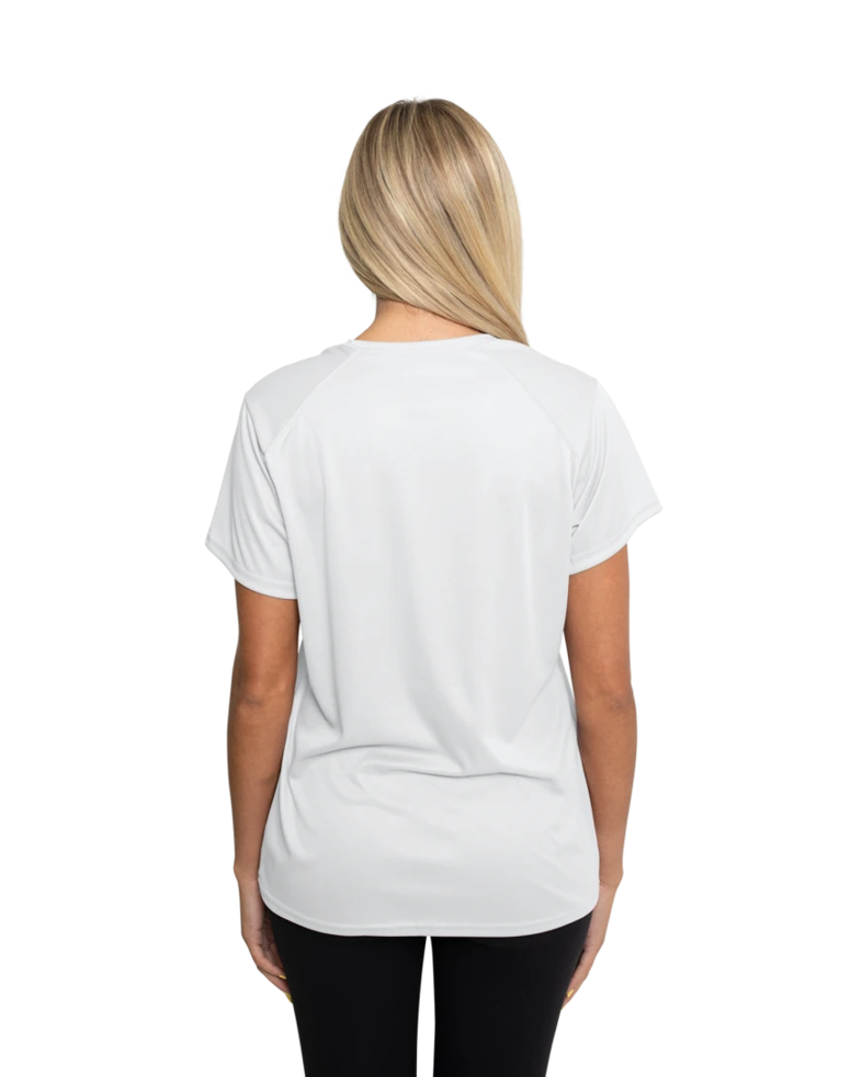 Image of a model wearing a Badger Sport BD4160 Ladies' Core Tee