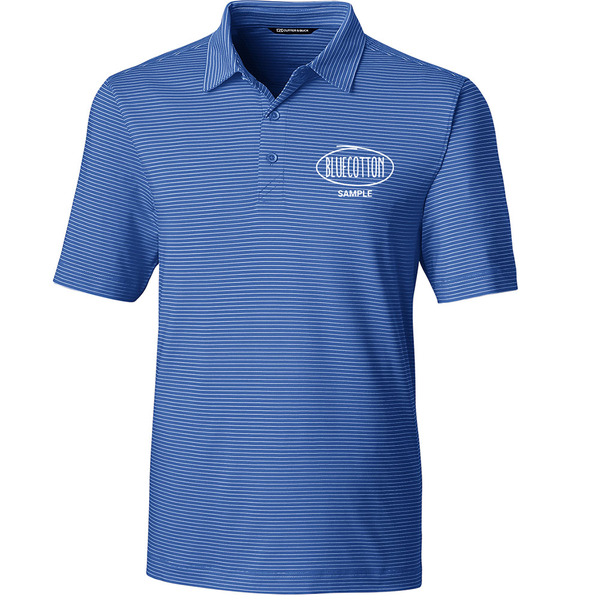 MCK00144 Cutter & Buck Forge Pencil Stripe Stretch Mens Polo