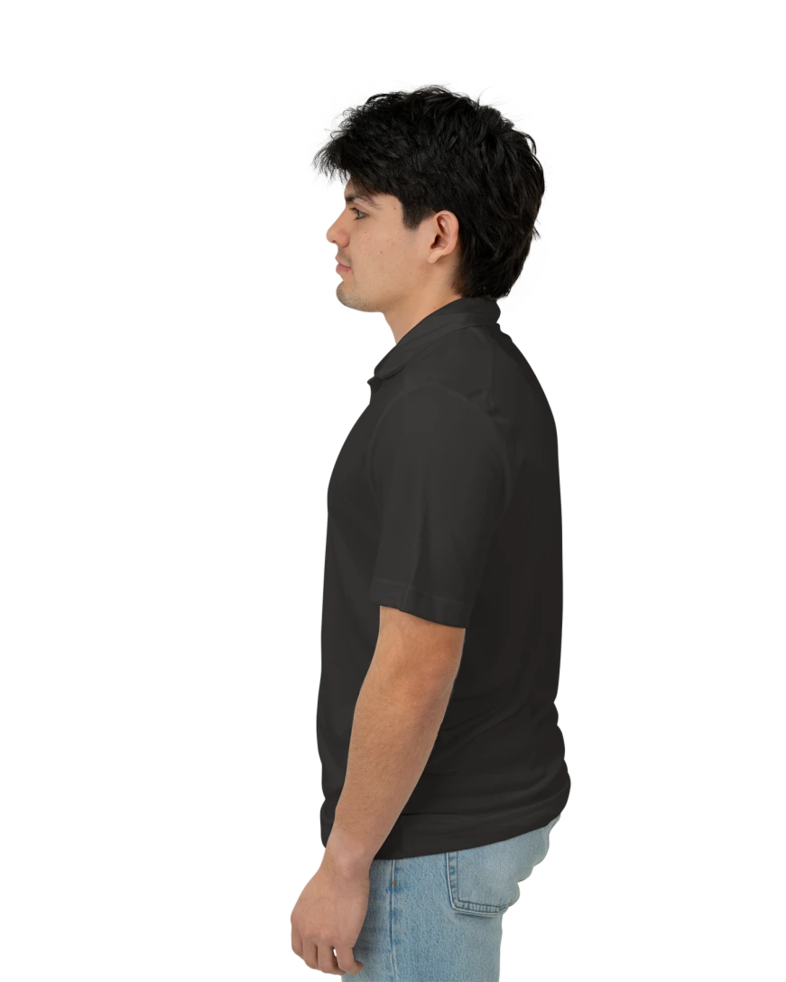 Image of a model wearing a ST520 Sport-Tek Posi-UV Pro Polo