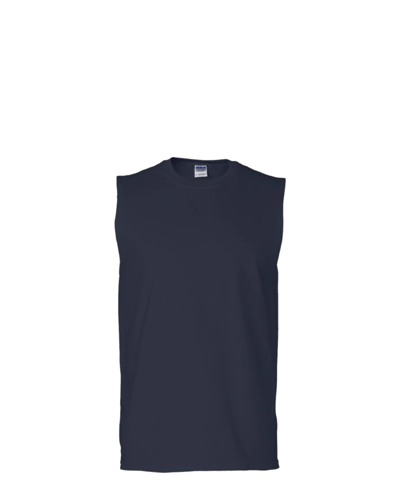 Image of a model wearing a 2700 Gildan Sleeveless Tee