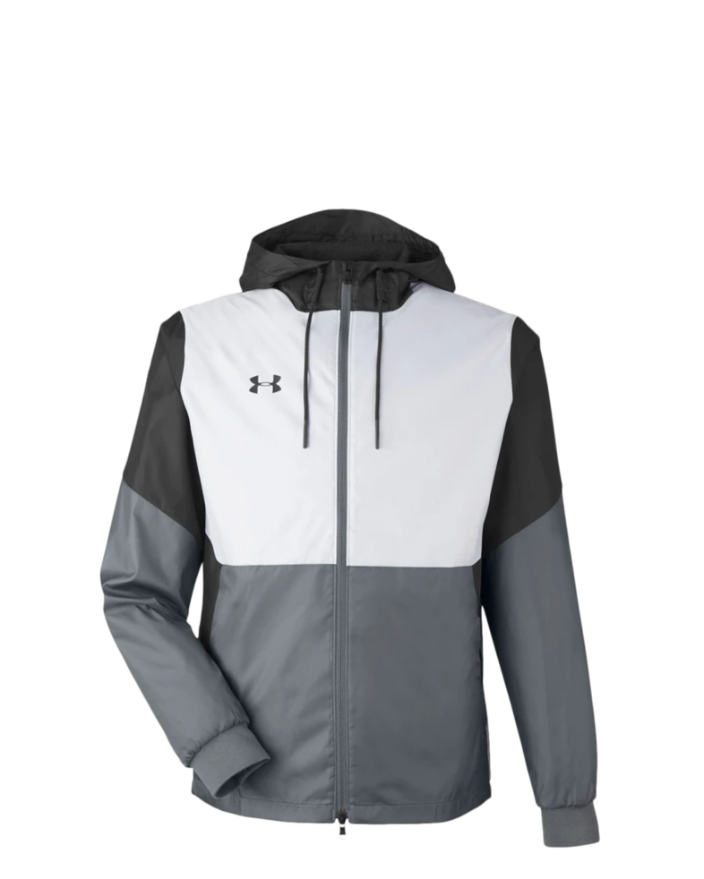 Image of a model wearing a 1359386 Under Armour Men's Team Legacy Jacket