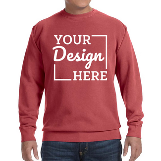 Custom Sweats:  CC1566 Comfort Colors Crewneck Sweatshirt