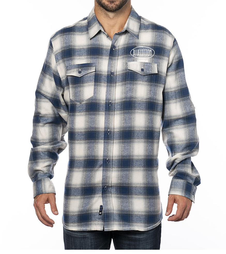 Image of 8210 Burnside Yarn-Dyed Long Sleeve Flannel Shirt