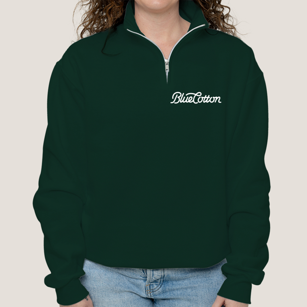 Image of 995M Jerzees Nublend Adult Quarter-Zip Cadet Collar Sweatshirt