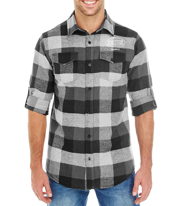 8210 Burnside Yarn-Dyed Long Sleeve Flannel Shirt