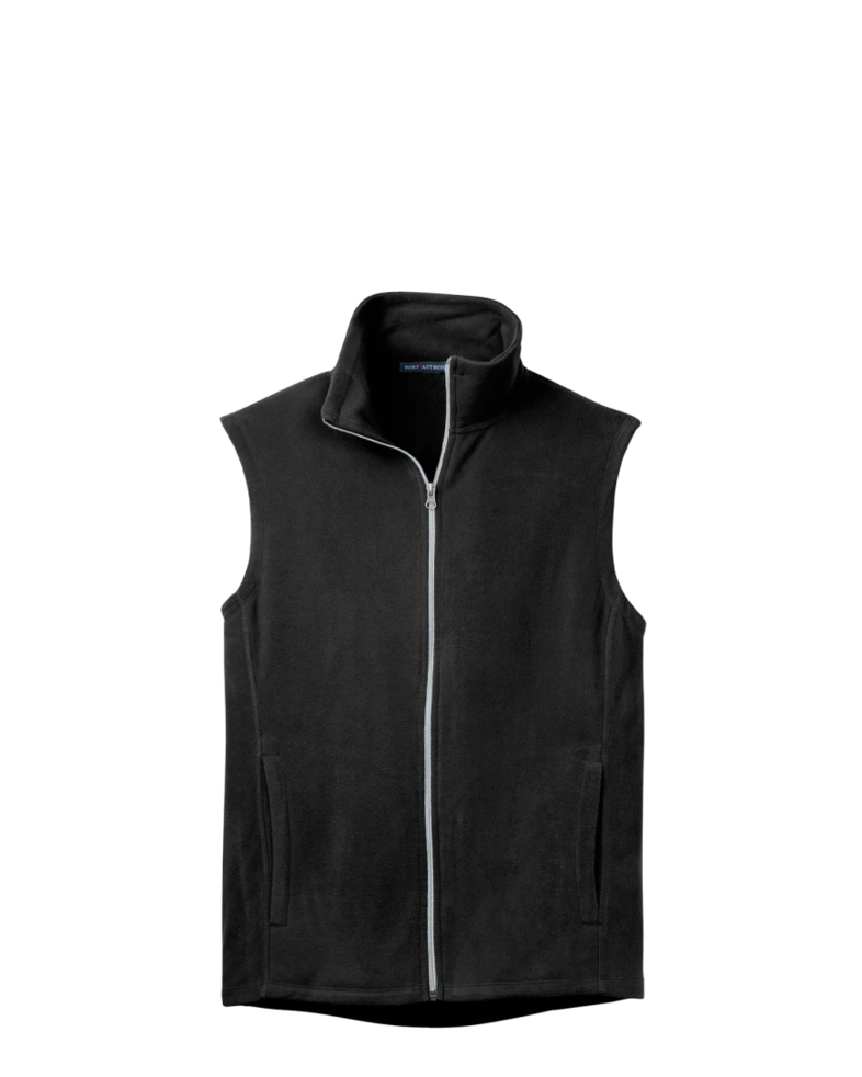 Image of a model wearing a F226 Port Authority Microfleece Vest