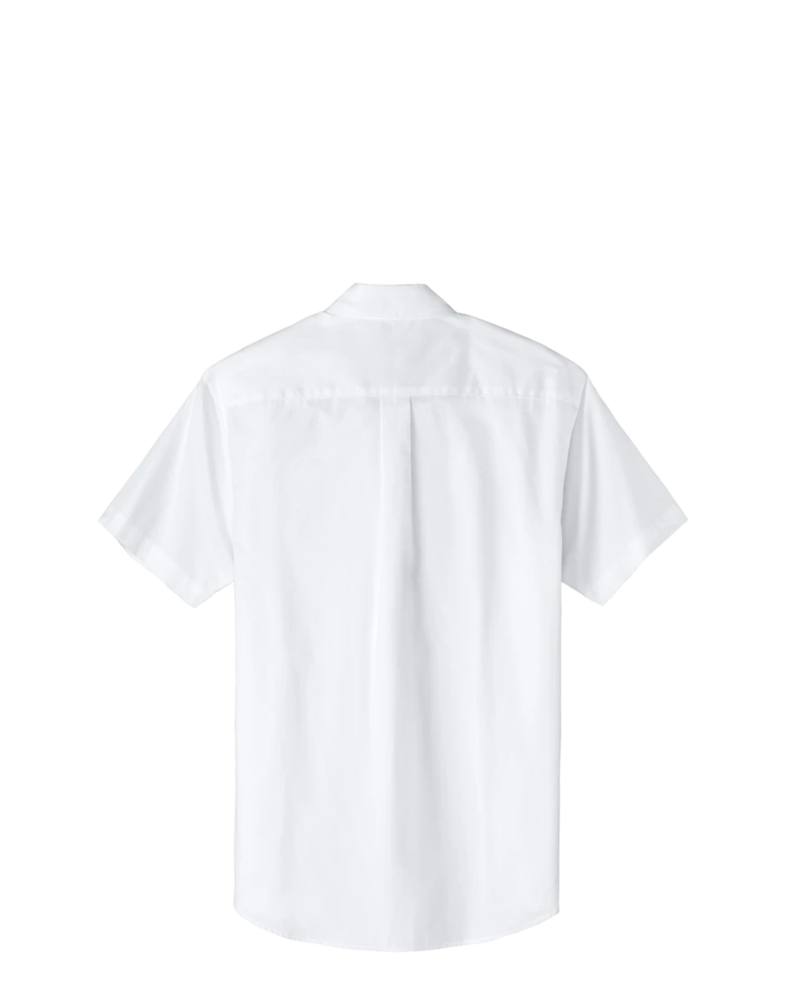 Image of a model wearing a S508 Port Authority Short Sleeve Easy Care Shirt