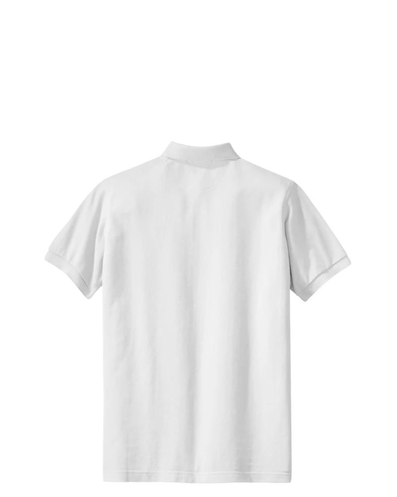 Image of a model wearing a L420 Port Authority Pique Knit Ladies Sport Shirt