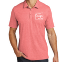 TM1MU412 TravisMathew Oceanside Heather Polo