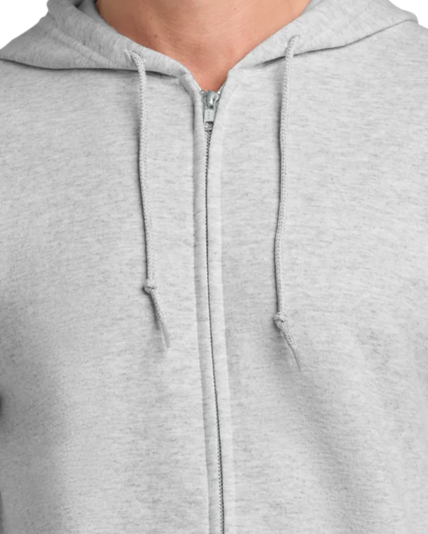 Closeup of a 18600 Gildan Heavy Blend Full Zip Hood