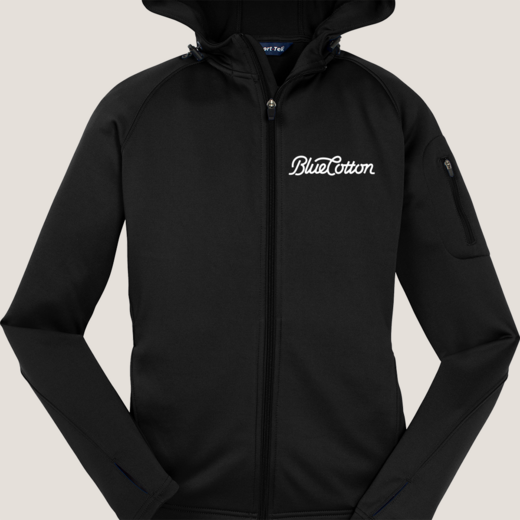 Sample image of L248 Sport-Tek Ladies Tech Fleece Full-Zip Hooded Jacket