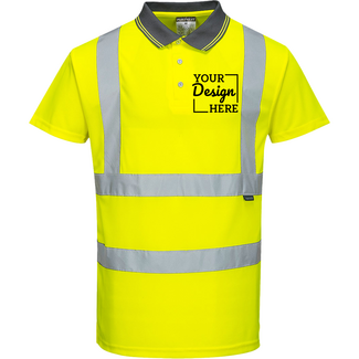 Collections:  S477 Portwest Hi-Vis Short Sleeve Polo Shirt