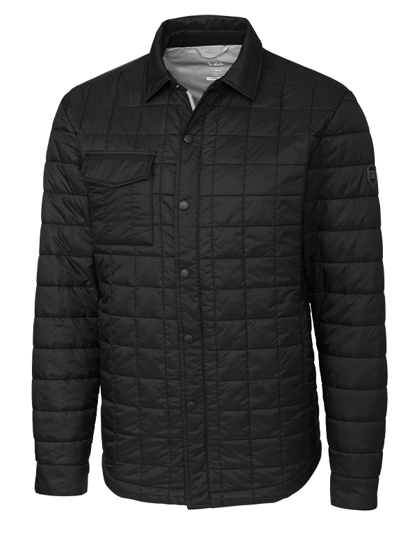 MCO00032 Cutter & Buck Rainier PrimaLoft® Mens Eco Insulated Quilted Shirt Jacket
