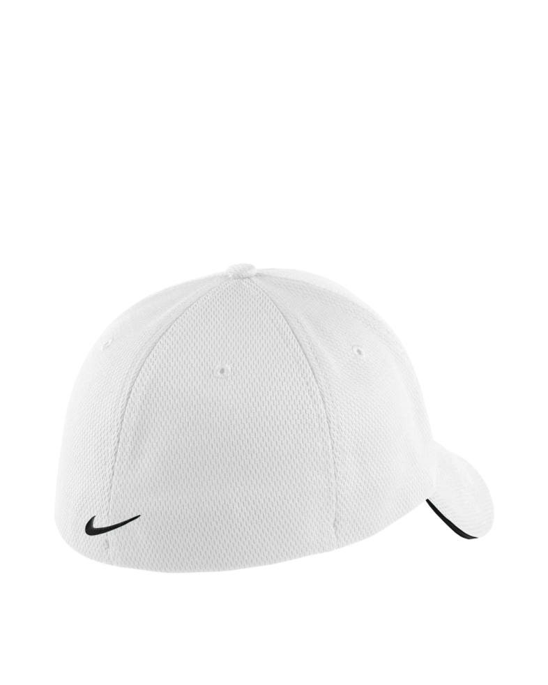 Image of a model wearing a NKFD9718 Nike Dri-FIT Stretch Mesh Sandwich Bill Cap