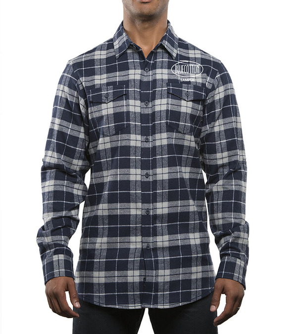 8210 Burnside Yarn-Dyed Long Sleeve Flannel Shirt