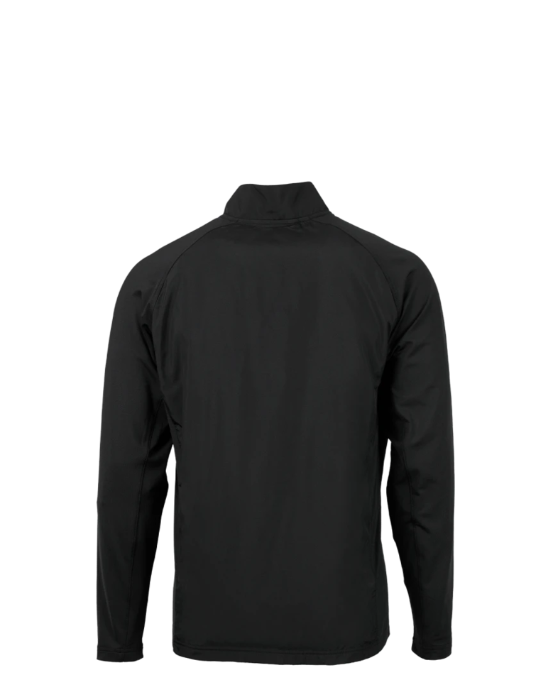 Image of a model wearing a MCC00032 Cutter & Buck Adapt Eco Knit Hybrid Recycled Mens Full Zip Jacket