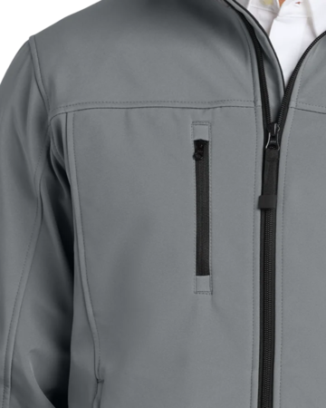 Closeup of a J790 Glacier Soft Shell Jacket