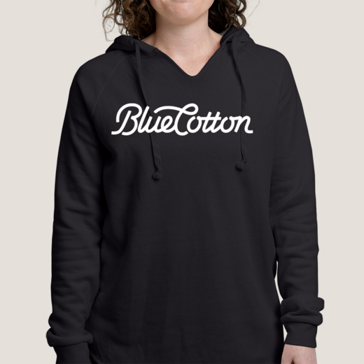 Sample image of PRM2500 Independent Trading Co. Women's Lightweight California Wave Wash Hooded Sweatshirt