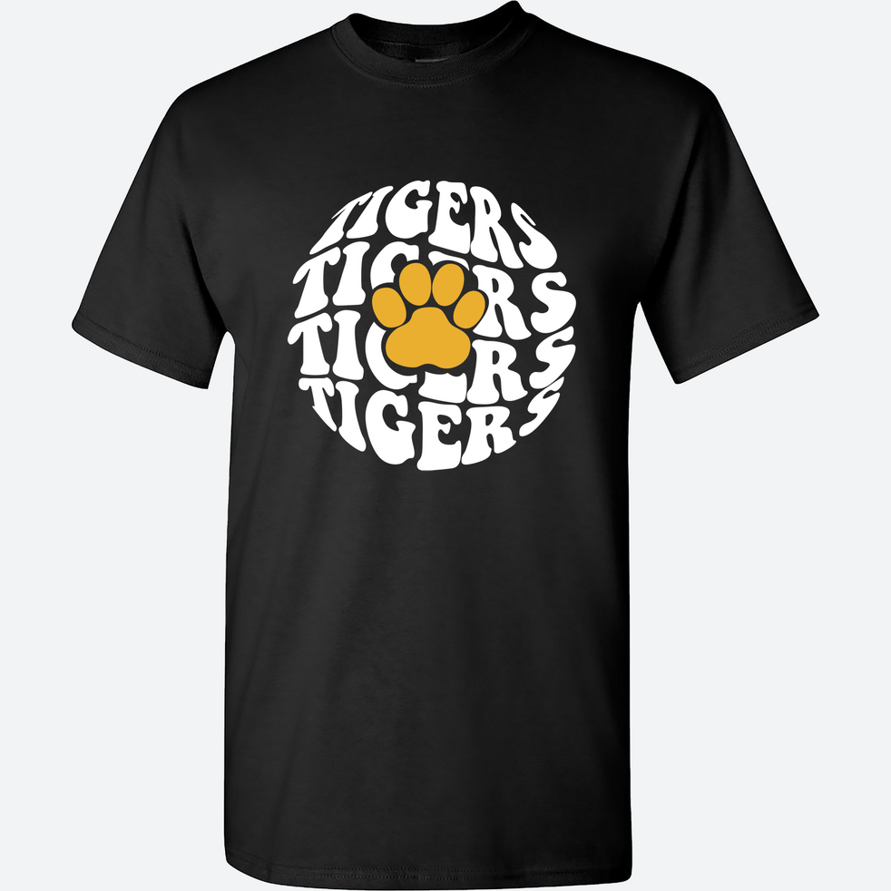 Image for Group Order Tigers Black & Charcoal T-Shirts