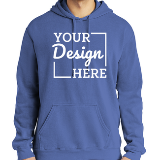 Custom Sweats:  CC1567 Comfort Colors Hooded Pullover Sweatshirt