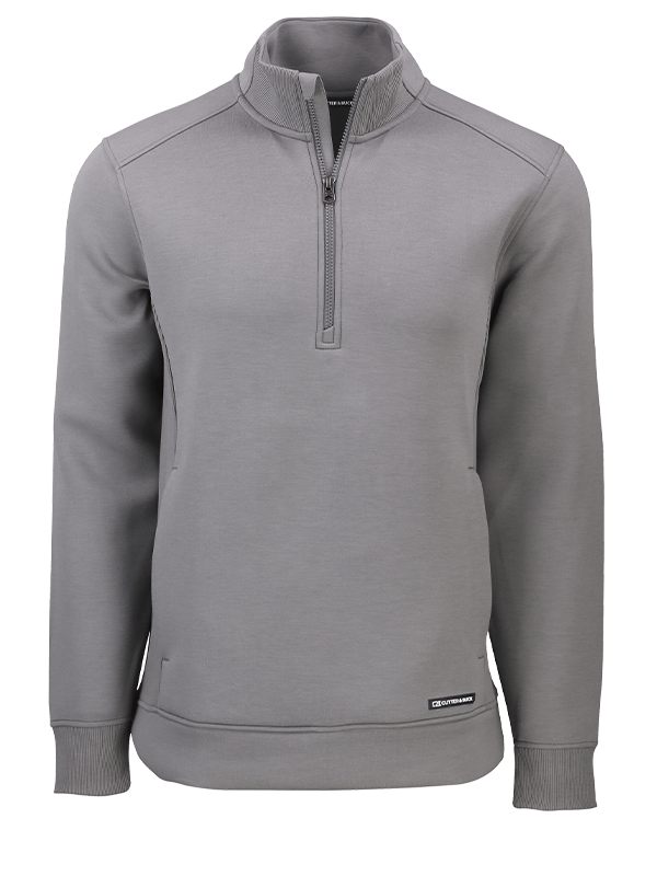 MCK01308 Cutter & Buck Roam Eco Recycled Quarter Zip Mens Pullover