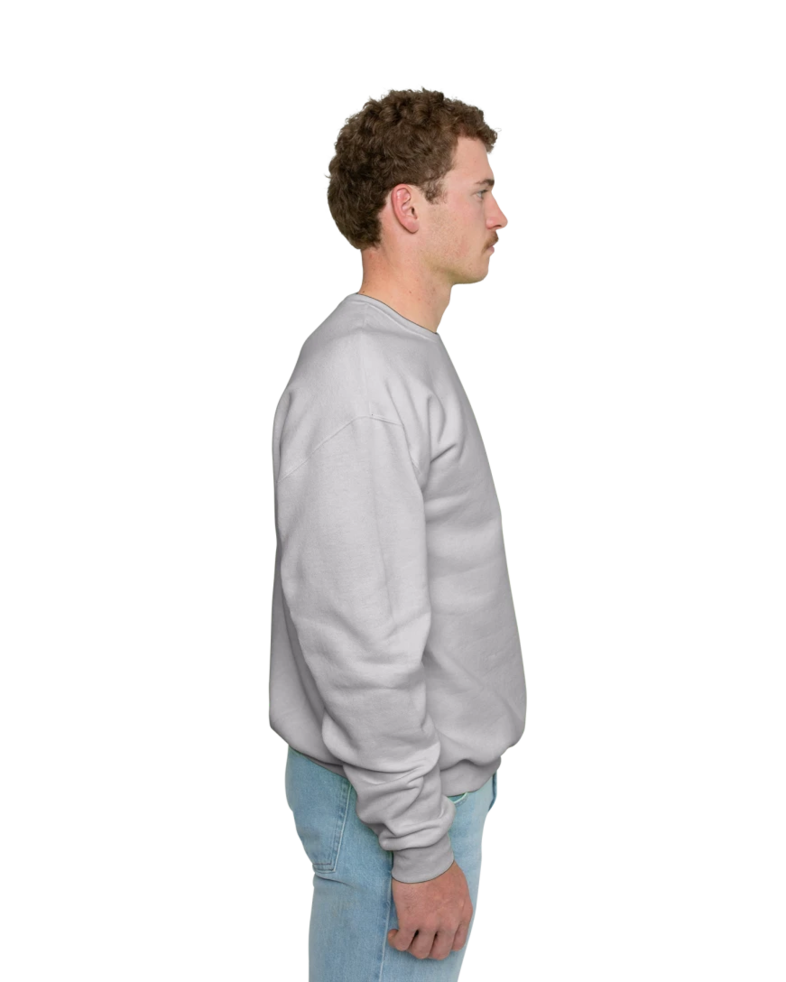 Image of a model wearing a 4662 Jerzees Super Sweats 50/50 Crew