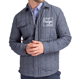 MCO00032 Cutter & Buck Rainier PrimaLoft® Mens Eco Insulated Quilted Shirt Jacket