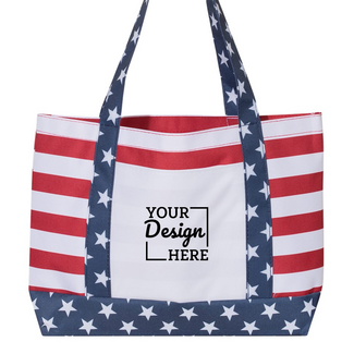 Personalized Tote Bags:  OAD5052 OAD Americana Boater Tote