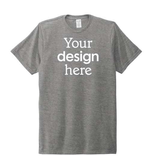 Sample image of AL2004 Allmade® Unisex Tri-Blend Tee