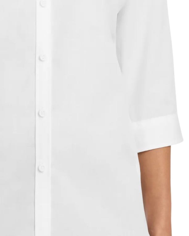 Closeup of a L665 Port Authority Ladies 3/4 Sleeve SuperPro Twill Shirt